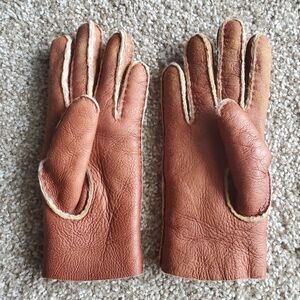Theory Amarlina Rider Genuine Shearling Gloves